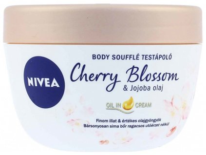 Nivea tělové suflé s olejem Cherry & Jojoba 200ml