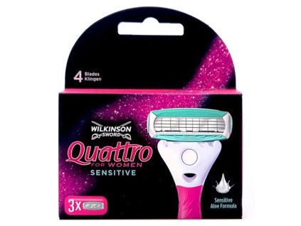 wilkinson quattro for women sensitive rasierklingen