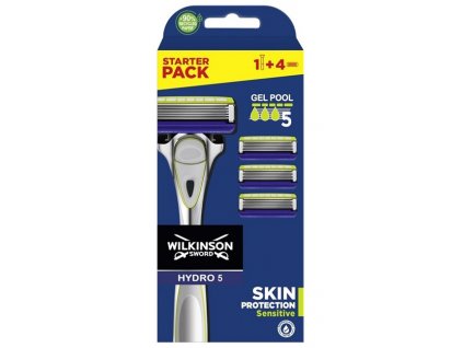 Wilkinson Sword Hydro 5 Skin Protection Sensitive strojek+žiletka 4ks