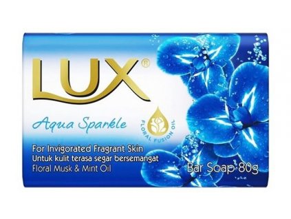 lux bar soap aqua sparkle floral musk mint 80g