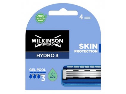 Wilkinson Sword Hydro 3 Skin Protection náhradní břity 4 ks