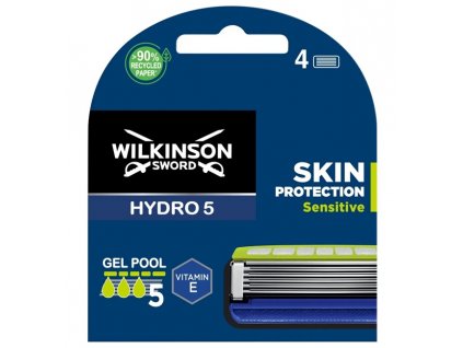 Wilkinson Sword Hydro 5 Skin Protection Sensitive náhradní břity 4 ks