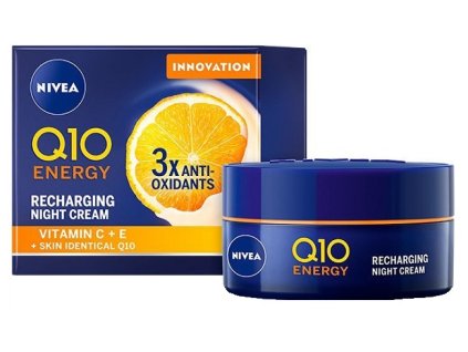 Nivea krém Q10 Plus proti vráskám Energizující noční krém 50 ml