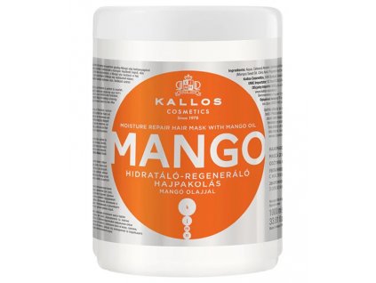 Kallos Mango vlasová maska s mangovým olejem 1000 ml