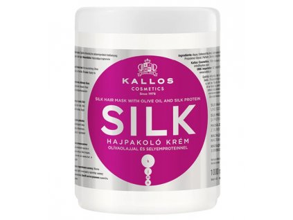Kallos Silk maska na vlasy pro suché vlasy 1000 ml