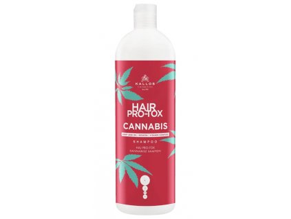 Kallos Hair Pro-Tox Cannabis šampón na vlasy s Konopným olejem 1000 ml