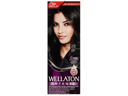 Wella Wellaton Intense Color Cream krémová barva na vlasy 2/0 černá