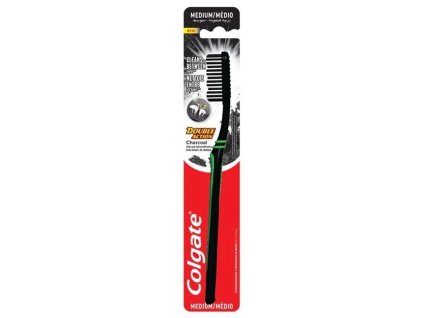 Colgate zubní kartáček Colgate Double Action Charcoal Medium