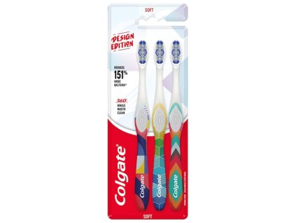 Colgate zubní kartáček 360 soft 3ks