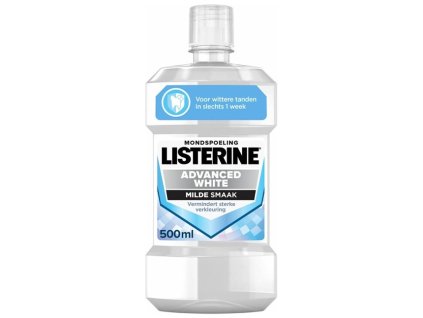 Listerine ústní voda Advanced White Mild Smaak 500 ml