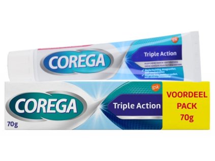 Corega extra silný fixační krém Triple Action 70 g