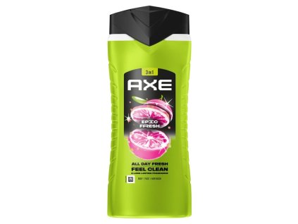 zel pod prysznic axe epic fresh 3 in 1 body face hair wash 400 ml