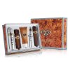 Cuba sada Must Have Gold Men EDT 100ml / deospray 200ml / as.100ml / EDT 35ml / sprchový gel 200ml