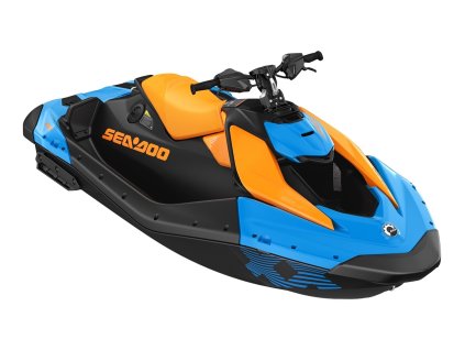 Sea Doo Spark Trixx 90 HP 1 Up iBR Gulfstream Blue : Orange Crush