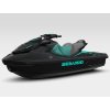 2026 Sea Doo GTR 230 iBR Eclipse Black : Reef Blue left side OP.HR