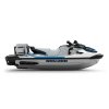 Sea Doo Fish Pro Sport 170 HP 3 Up iBR iDF White : Gulfstream Blue side