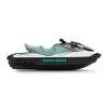 Sea Doo GTI Standard 130 HP 3 Up iBR Bright White : Neo Mint side