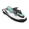 Sea Doo GTI Standard 130 HP 3 Up iBR Bright White : Neo Mint