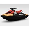 2026 Sea Doo Spark for 2 60 hp Sunrise Orange : Dragon Red left side