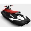 2026 Sea Doo Spark Trixx for 3 + iBR Dragon Red : Bright White back