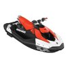 Sea Doo Spark Trixx 90 HP 3 Up iBR Dragon Red : Bright White