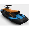 Sea Doo Spark Trixx for 3 + iBR Gulfstream Blue : Orange Crush back