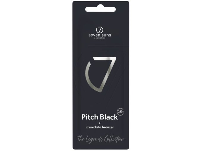 seven suns pitch black immediate bronzer 15ml
