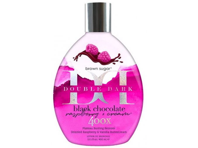Tan Incorporated Double Dark Black Chocolate Raspberry Cream 400ml