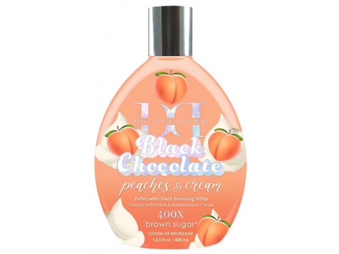 Tan Incorporated Double Dark Black Chocolate Peaches & Cream 400ml