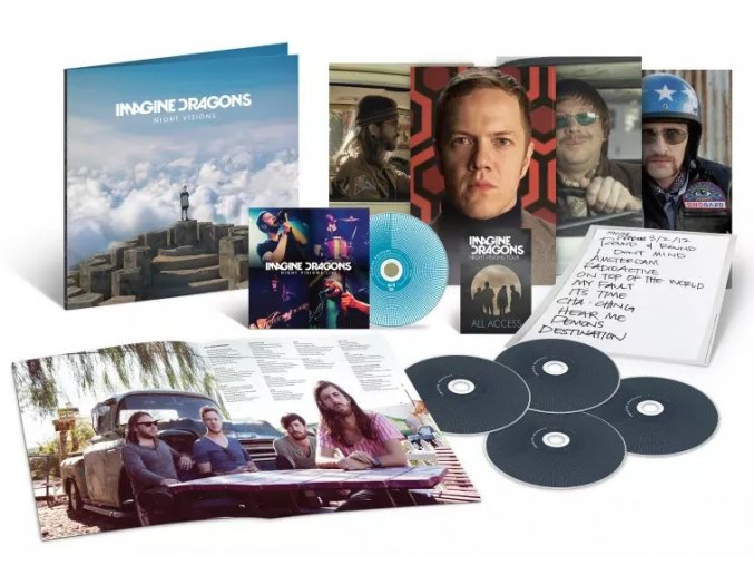 IMAGINE DRAGONS NIGHT VISIONS SUPER DELUXE 4CD DVD