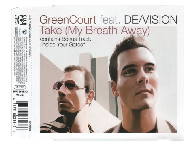 GREEN COURT FEAT. DEVISION TAKE (MY BREATH AWAY) CDS