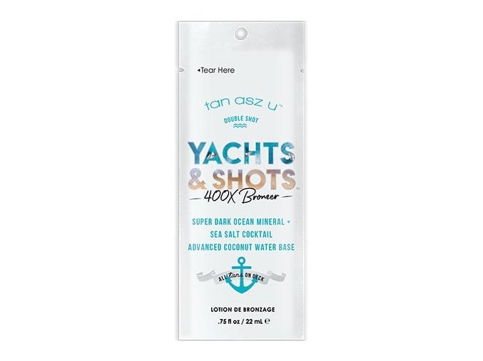 Tan ASZ U Double Shot Yachts & Shots 400X Bronzer 22ml