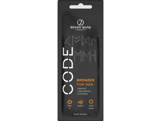 Seven Suns Cosmetics Code Bronzer for Men 15ml