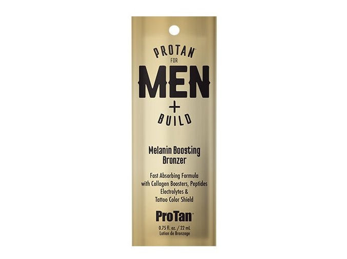 Pro Tan Men + Build Melanin Boosting Bronzer 22ml