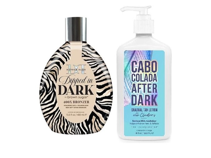 Tan Incorporated Double Dark Dipped in Dark 400X Bronzer 400ml + Cabo Colada After Tan 530ml