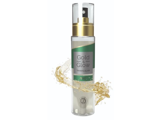 Seven Suns Gold & Glow CBD Dry Tanning Oil 100ml