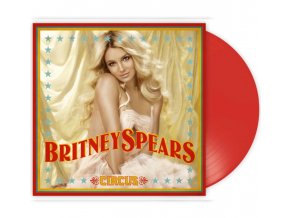 BRITNEY SPEARS CIRCUS COLOURED RED VINYL LP