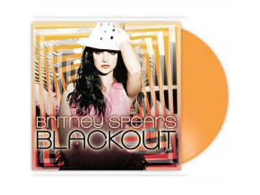 BRITNEY SPEARS BLACKOUT COLOURED ORANGE VINYL LP