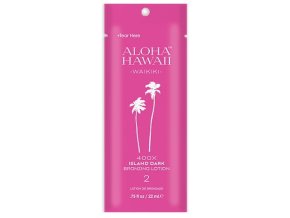 Tan Incorporated Aloha Hawaii Waikiki 400X Island Dark Bronzer opalovací krém s bronzerem 22ml