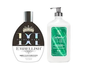 Tan Incorporated Embelish Cloud Bronzer 400ml + Devoted Creations Enchanted Emerald 540ml