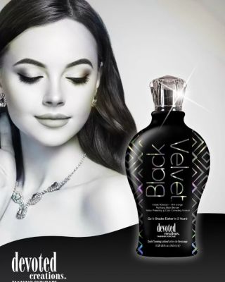 🖤Devoted Creations Black Velvet 360ml 🖤- Opalovací krém do solária s bronzery. Extrémně vysoký obsah přírodních a...
