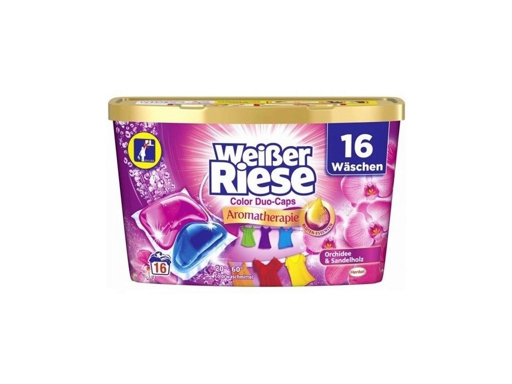 Weisser Riese DUO Caps prací kapsle Color Orchidee 16ks