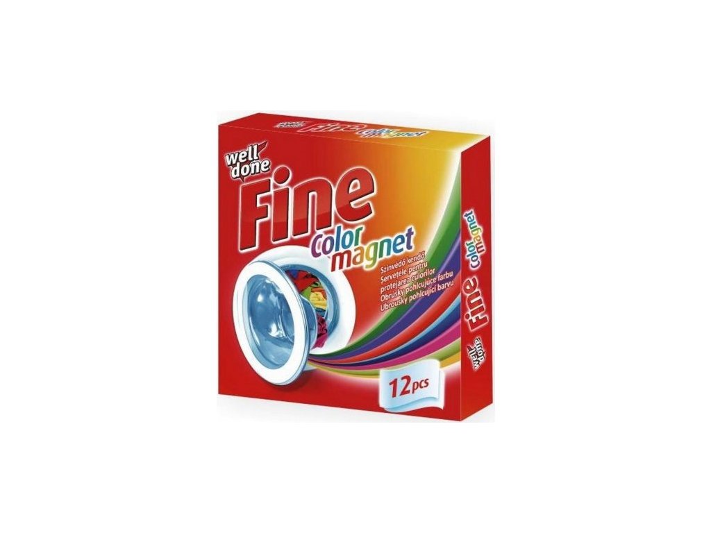 Fine Color Magnet Antibacterial ubrousky pohlcující barvy 12+6ks