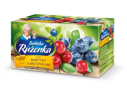 Babička Růženka Borůvka s brusinkou 20x2g