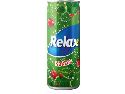 Relax 330ml limonáda Kaktus plech