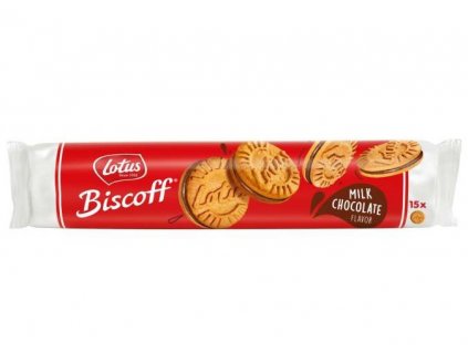 LOTUS Biscoff sušenky s mléčnou čokoládou 150g