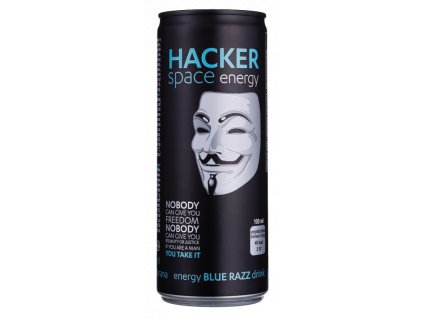 HACKER Space Energy Drink 250ml Blue Razz