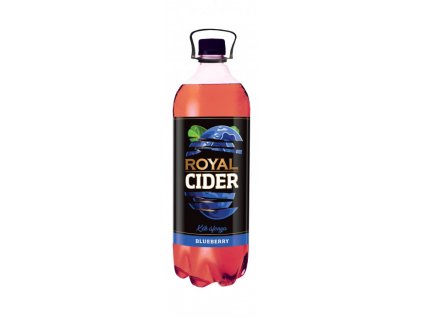 Royal CIDER 1L Alkoholický nápoj s příchutí Borůvky 4,7% Alk.