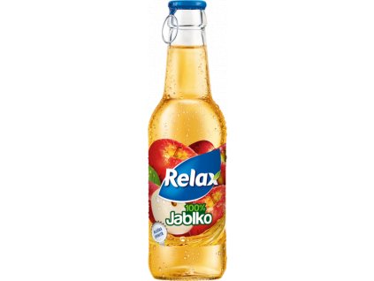 Relax 0,25L 100% Jablko SKLO