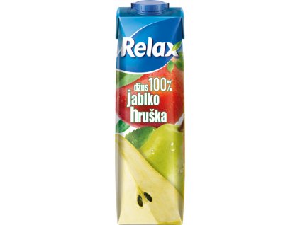 Relax 1L 100% Jablko Hruška